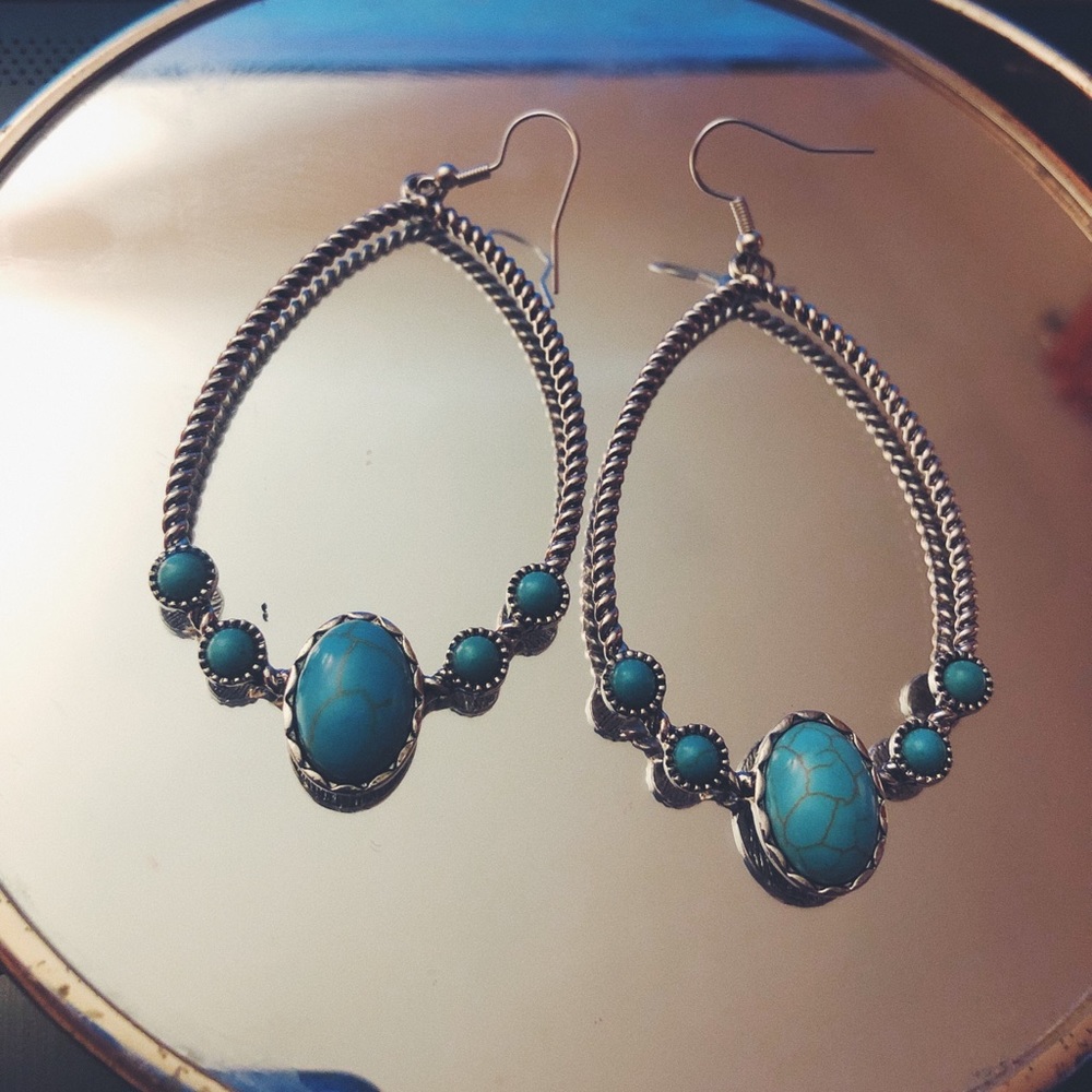 Turquoise earrings